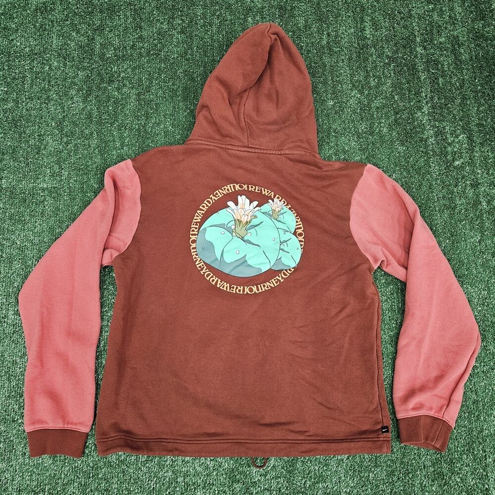 Nike Kyrie Hoodie Pullover Mens Small Brown Red Reward In The Journey Graphic